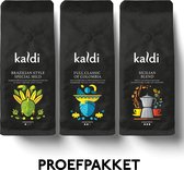 Kaldi Proefpakket Koffiebonen - 3 x 250 gram Cadeaupakket