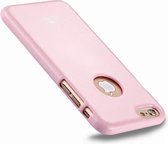 GOOSPERY JELLY CASE voor iPhone 6 Plus & 6s Plus TPU Glitterpoeder Drop-proof beschermende achterkant van de behuizing (roze)