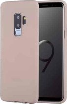 GOOSPERY SOFT FEELING voor Galaxy S9 + TPU Valbestendige zachte beschermende achterkant (roze)