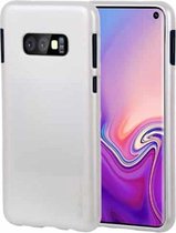 GOOSPERY I JELLY METAL TPU Case voor Galaxy S10e (wit)