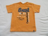 dirkje , jongens , t-shirt korte mouw , orange , brazil , 18 maand 86