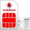 VODAFONE Prepaid | 3in1 Simkaart | Beltegoed €5,- + €5,- | Inclusief NOOSY Simkaartadapter | Past in elke telefoon