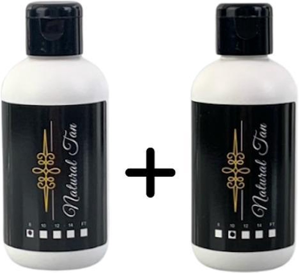 Natural Tan - Spray tan vloeistof 8% + 10% - 200ml - zelfbruiner