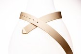 Elvy Fashion - Plain Belt Women 40101 - Ecru - Size M