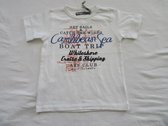dirkje , jongens ,t-shirt korte mouw , wit , tekst , caribbean sea , 2 jaar 92