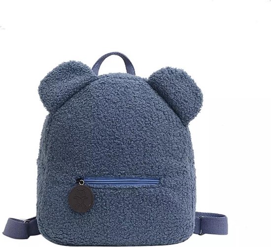 SIIDDS Teddy backpack kids - bleu - sac à dos - sac à dos - cartable - sac - enfants - bambin - bambin - teddy - bleu