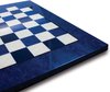 Afbeelding van het spelletje Luxe schaakbord - Briar blauw - 42x42 cm