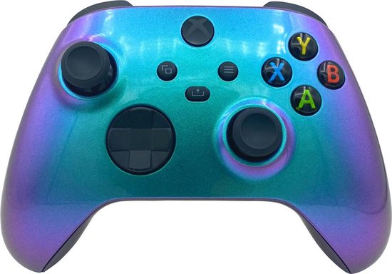 Manette sans fil Xbox - Set métallique vert / violet personnalisé - Série X  et S -... | bol.com