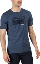 Regatta Breezed Shirt  T-shirt - Mannen - navy/zwart/wit