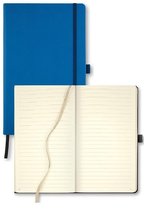Castelli notitieboek A5 - Milano - Tuscon medium - ontworpen en gemaakt in Italië - 240 pagina's - gelinieerd - leeslint - opberg vak - 21 x 13 x 1.5 cm - zee blauw