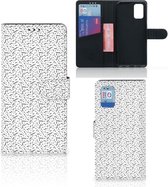 Flipcase Geschikt voor Samsung Galaxy A02s Flip Cover Geschikt voor Samsung M02s Telefoon Hoesje Stripes Dots