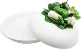 Soupière ronde décorée de légumes | FL94 | Piccobella