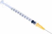 200 Insulinespuit BD Plastipak  Spuit-naald 1 ml – 25G x 5/8  BD Plastipak Spuit 1 ml 25GA 5/8 0,5 x 16 mm