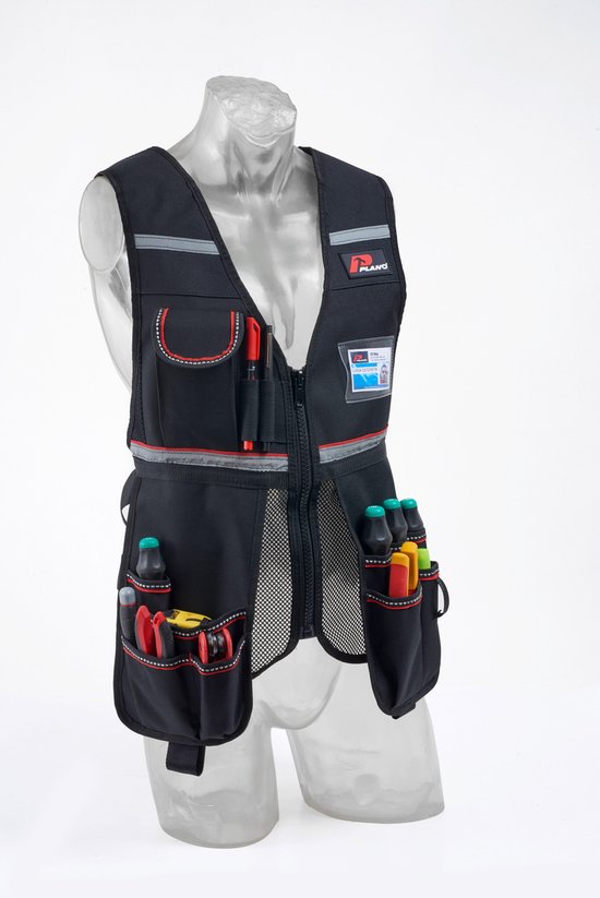 PLANO Gilet à outils professionnel Technics Ceinture à outils Multi poches PL0513010NR