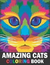 Amazing Cats Coloring Book