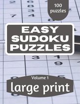 Easy Sudoku Puzzles: Sudoku Puzzle Book for Everyone With Solution Vol 1