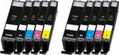 Inkmaster cartridges voor Canon PGI -570XL / CLI -571XL | Multipack van 5 inktcartridges voor Pixma MG5700, MG5750, MG5751, MG5752, MG5753, MG6800, MG6850, MG6851, MG6852, MG6853,