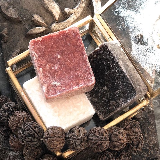 3 Amberblokjes (Jasmijn, Amber en Black musk)-originele Marokkaanse geurblokjes-giftset-huisparfum-amberblokje