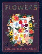 Flowers Coloring book for adults