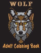 Wolf Adult Coloring Book