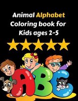 Animal Alphabet Coloring book for Kids ages 2-5