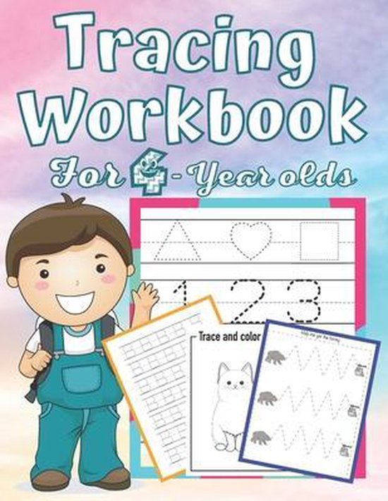 Tracing Workbook for 4 Year-Olds - cover