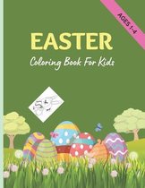 Easter Coloring Book For Kids Ages 1-4