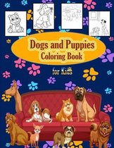 Dogs and Puppies Coloring Book For Kids