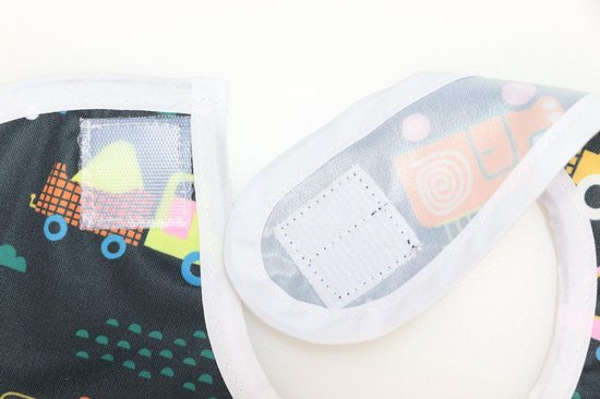 KliederZ baby eetslabbetje met opvangbakje - set 2 stuks slabber jongen - Kranig & Krachtig - FP04 van KliederZ — afbeelding 3