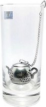 Theezeef-Theefilter-Thee-ei-Thee infuser- Thee ei voor losse thee- Theezeef voor losse thee mini theepot goud/zilver