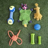Unieke Hondenspeeltjes - 7 stuks set - Honden speelgoed en Puppy