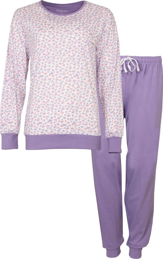 Tenderness - Dames Pyjama - Paars- Maat 3XL