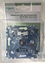 Schneider Electric - Dimmer voor 230V gloei/halogeenlamp - 60-400Watt - druk aan/uit