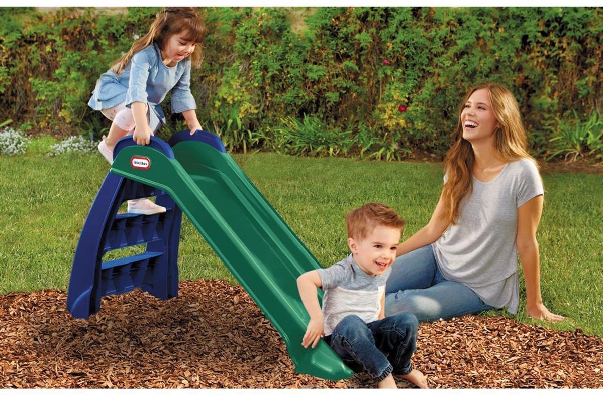 Little Tikes Glijbaan First Slide - Peuter -Voor Buiten en Binnen - Blauw Groen — afbeelding 4