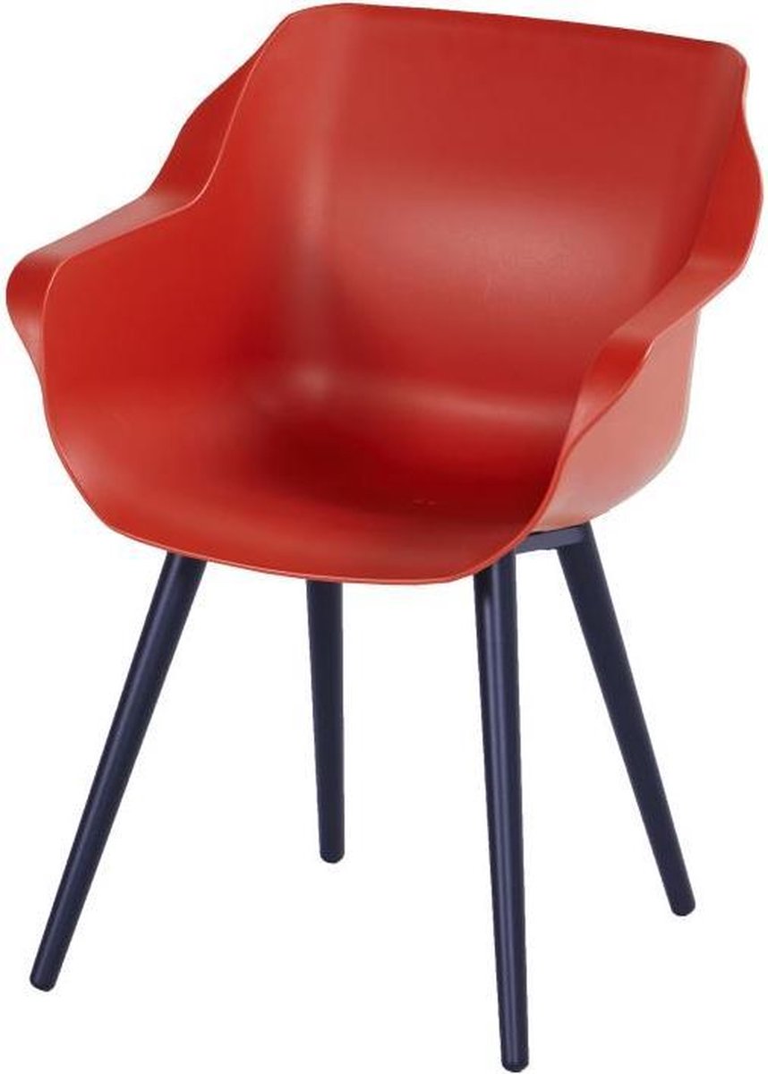 Hartman Sophie Studio Stoel Zwart / Vulcano Rood