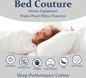 Bed Couture - Kussenbeschermer SLEEP PERFORMANCE KATOEN - 2 stuks - 63 x 63cm - 100% waterdicht, Optimale Bescherming - Ademend, Antibacterieel