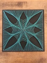 JGJ Pakket String Art (spijkerkunst) Bloem petrol (string it DIY)