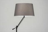 Lumidora Vloerlamp 30783 - E27 - Zwart - Grijs - Metaal