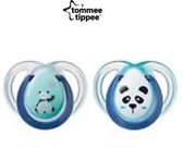Tommy Tippee Anytime Orthodontisch Fopspeen 0-6m - 2 Stuks