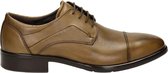 Ecco Citytray heren veterschoen - Cognac - Maat 48