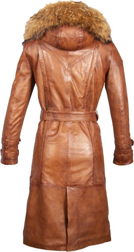 Parka cuir femme veste cognac - Lc5 - 40 | bol