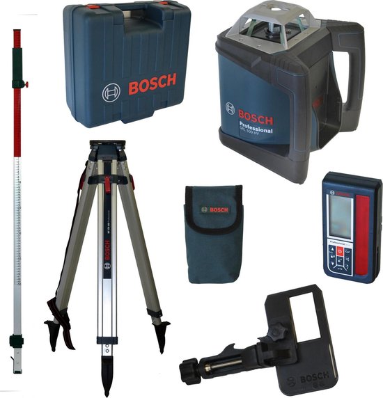 Bosch GRL 500 HV rotatie laser set + LR 50 ontvanger in koffer + BT 170 HD  Statief +... | bol.com