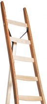 Driepootladder - 11 treden/sporten - Stahoogte 288 cm - Houten ladder