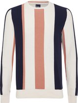 Morris | Pullover verticale streep katoen/kasjmier