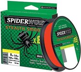 Spiderwire Stealth Smooth 8 - Rood - 23.6kg - 0.23mm - 300m - Gevlochten lijn