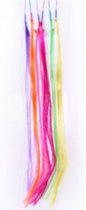 Hair extension Fluor 6 op kaart, Kinderen, Volwassenen, Disco, Themafeets