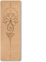 Yoga mat - Natuurlijk kurk en TPE - vrij van schadelijke stoffen, hypoallergeen en 100% (biologisch) afbreekbaar - zeer geschikt voor Yin Yoga en Kundalini Yoga met draagtas en dra