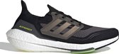 adidas Ultraboost 21 Sportschoenen - Maat 45 1/3 - Mannen - zwart/wit/geel