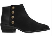 Dune Panella Black Suede - Maat 37