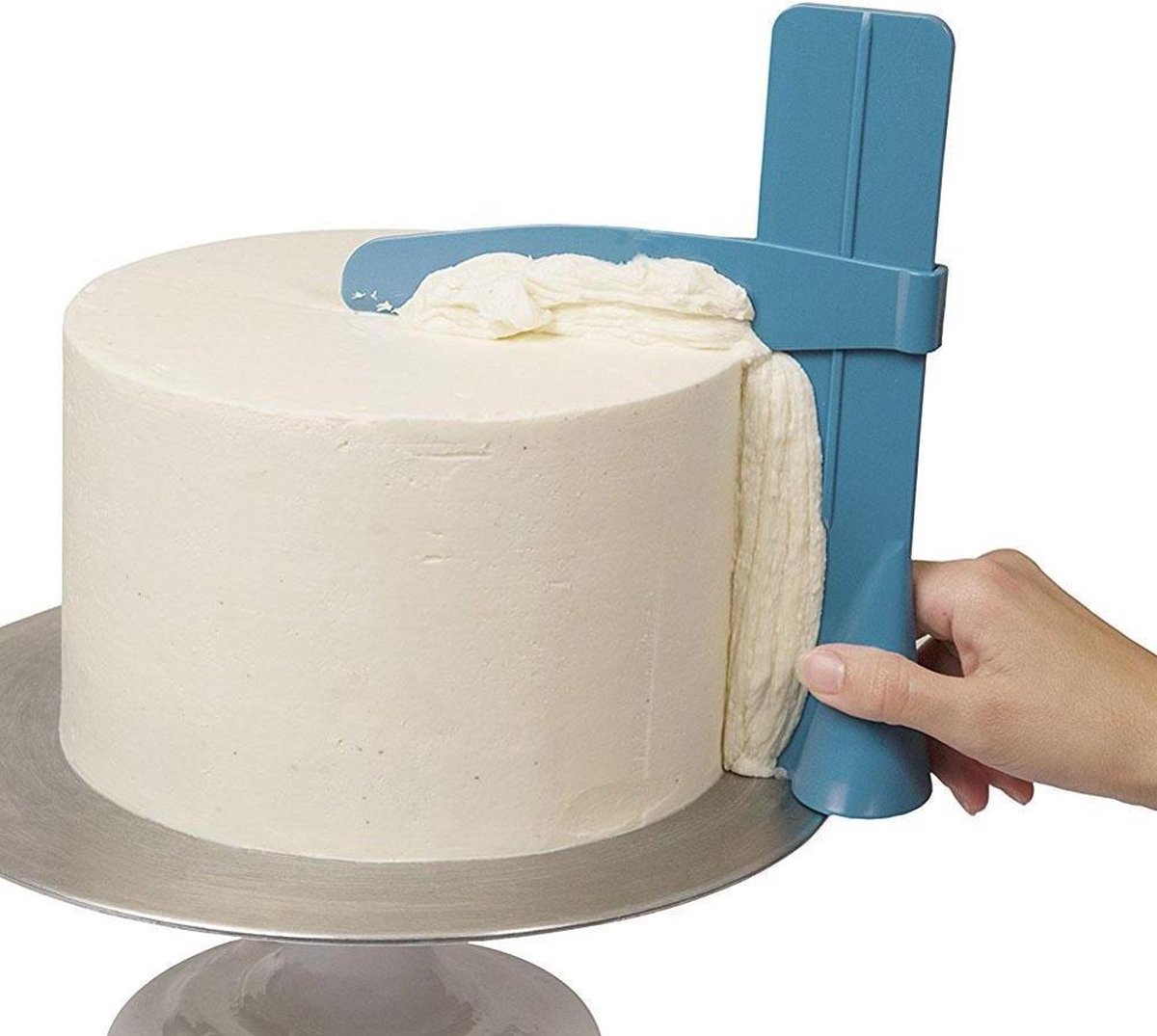WiseGoods - Premium Cake Schraper - Cake mes - Glaceermes - Bakken Accessoires - Bakkers Tools - DIY - Cake Tool - Verstelbaar